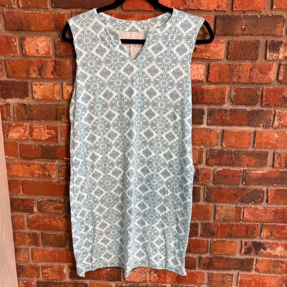 Hang Ten womens sleeveless UV Protection UPF 50+ mini dress green S